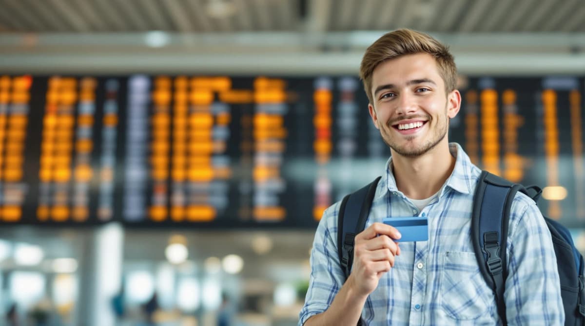 Ein Schulabgänger im Gap year nach dem Abitur