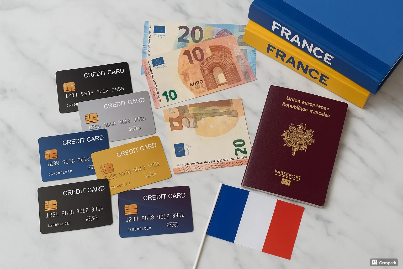 Kreditkarte für Frankreich ist sinnvoll