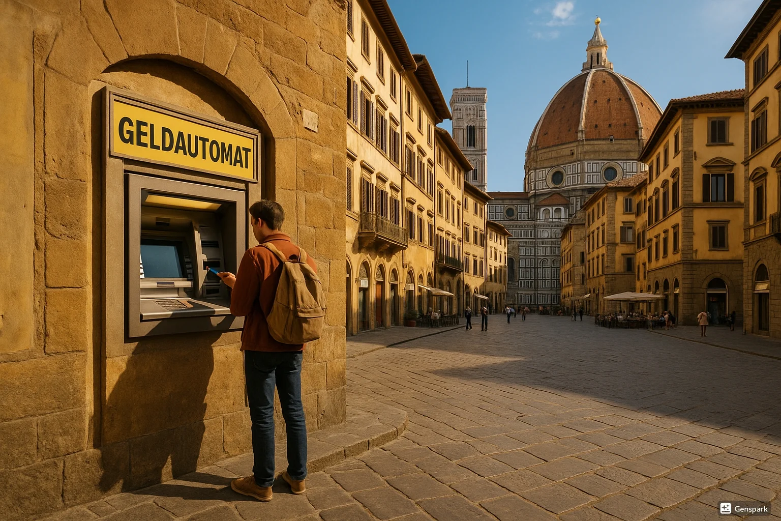 Geld abheben an einem Geldautomat in Italien ohne Gebühren