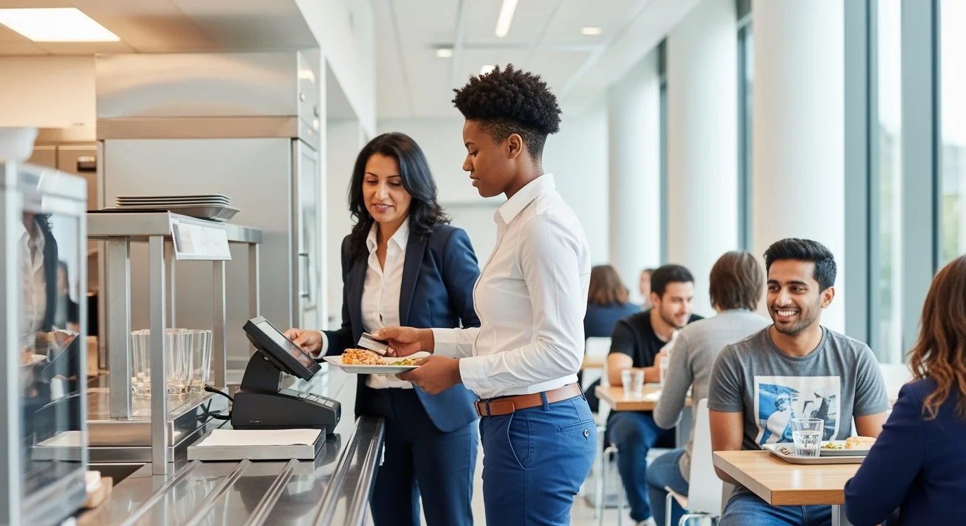 Kantine im Auslandspraktikum