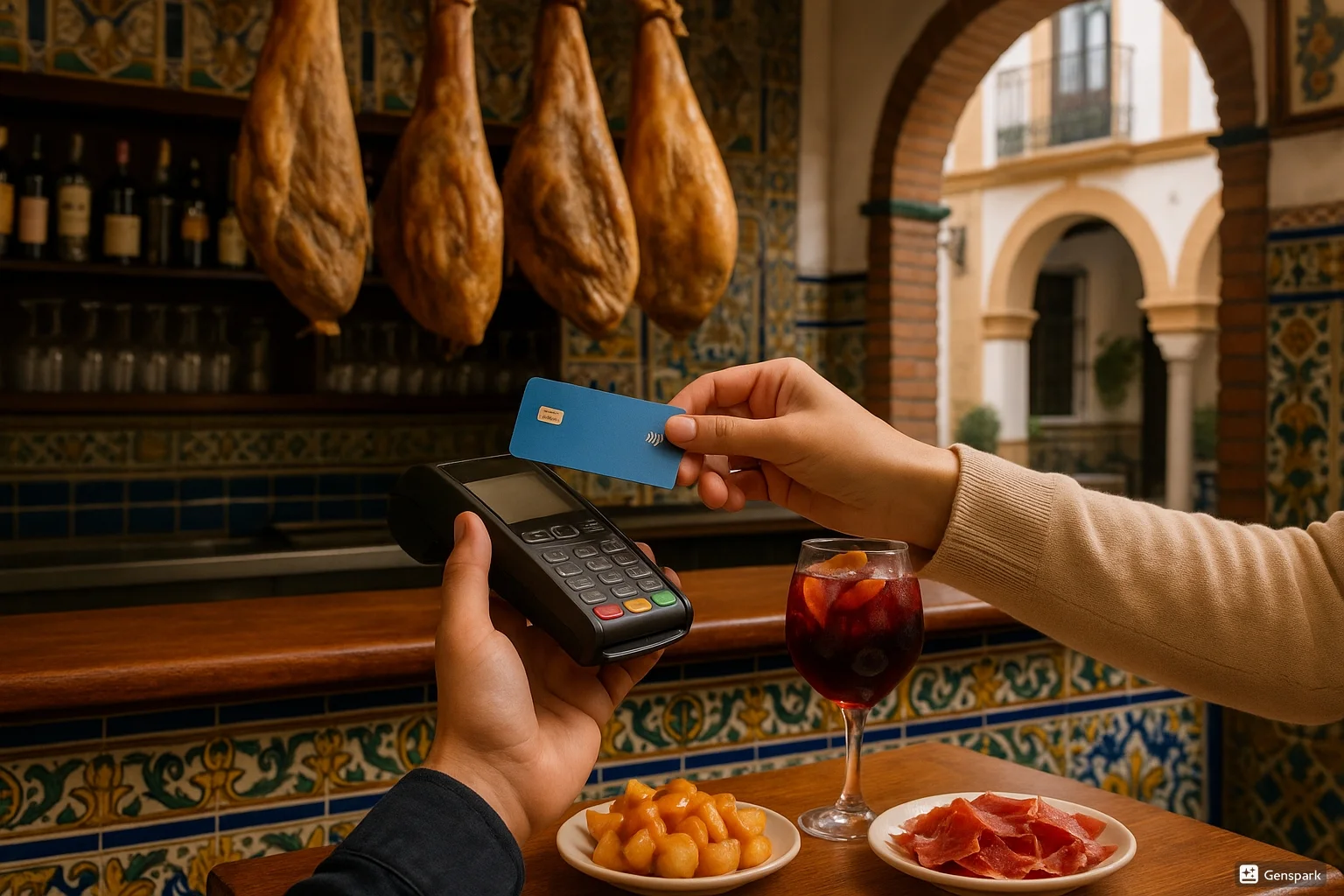 Kreditkarte in einem spanischen Geschäft nutzen