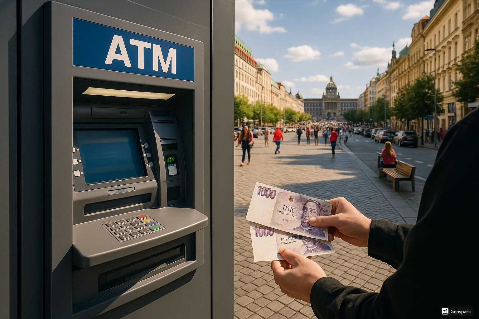 Geldautomat in Tschechien