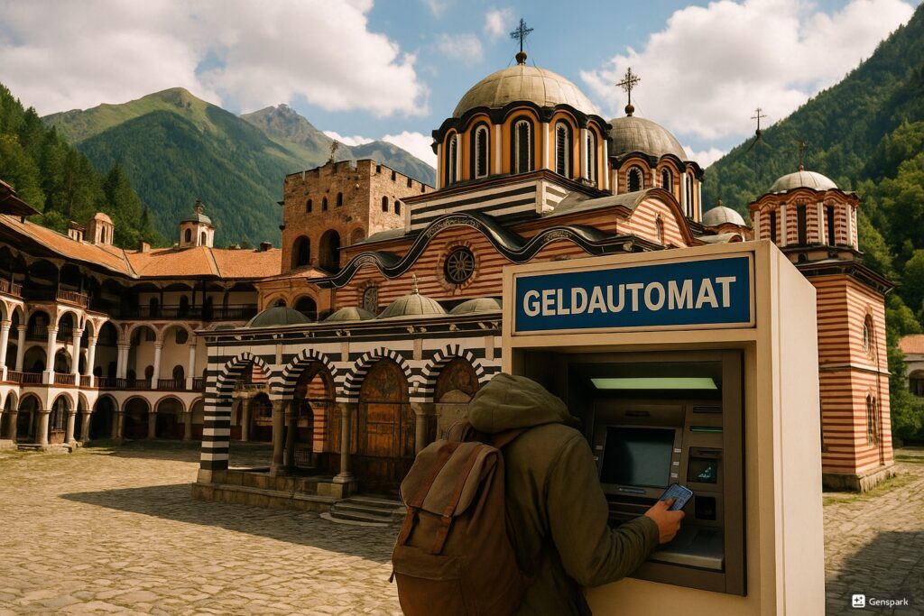 In Bulgarien Geld abheben am Geldautomat