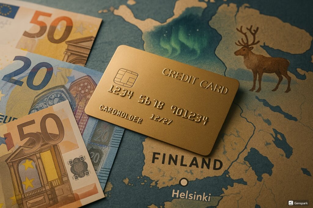 Kreditkarte für Reisen nach Finnland